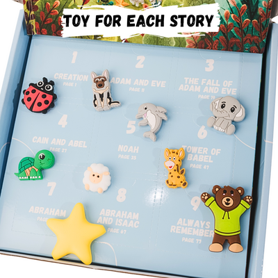 Bible Adventure Set - Bible Story Book and Toys