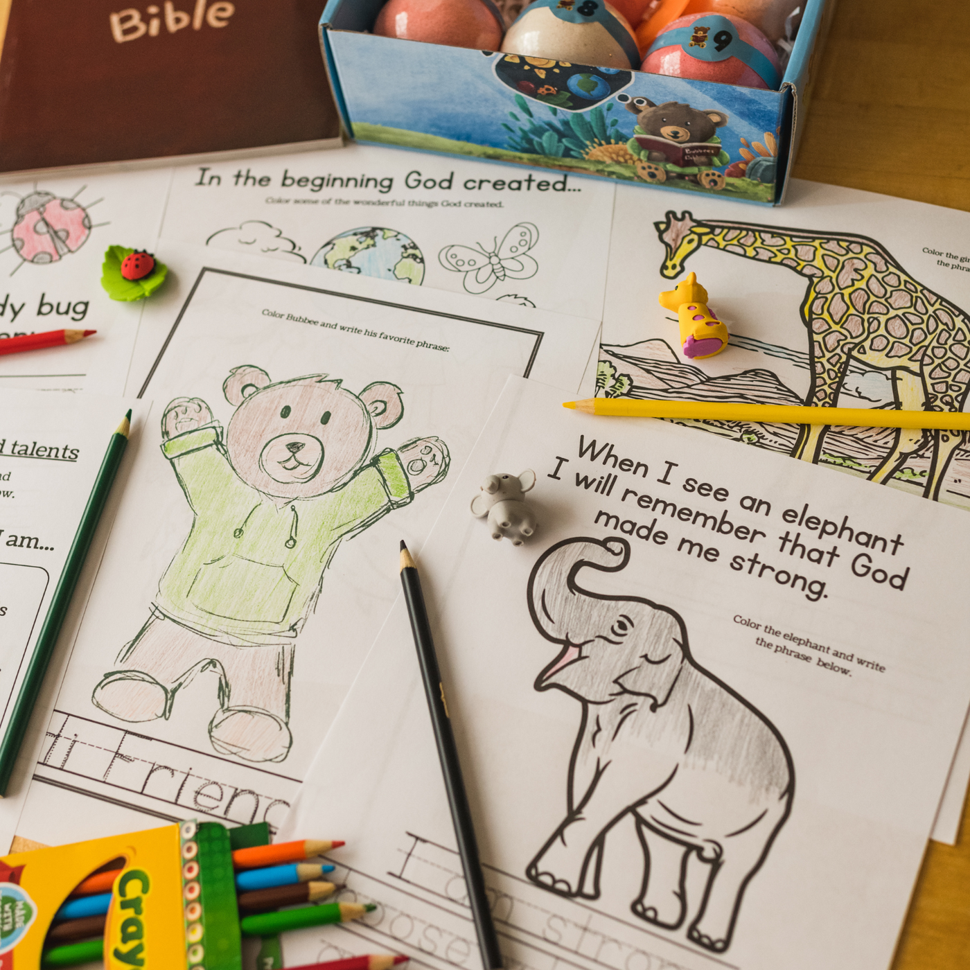 Creation to Abraham and Isaac Activity Book - Free Digital Download